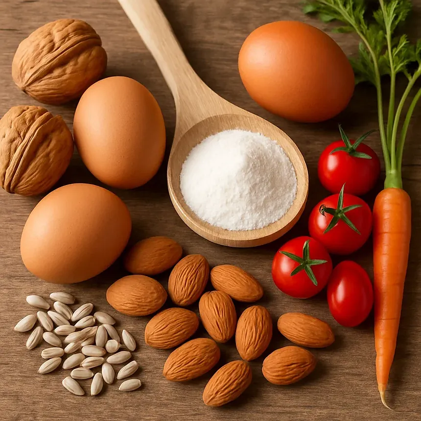 Biotin in Gelagen